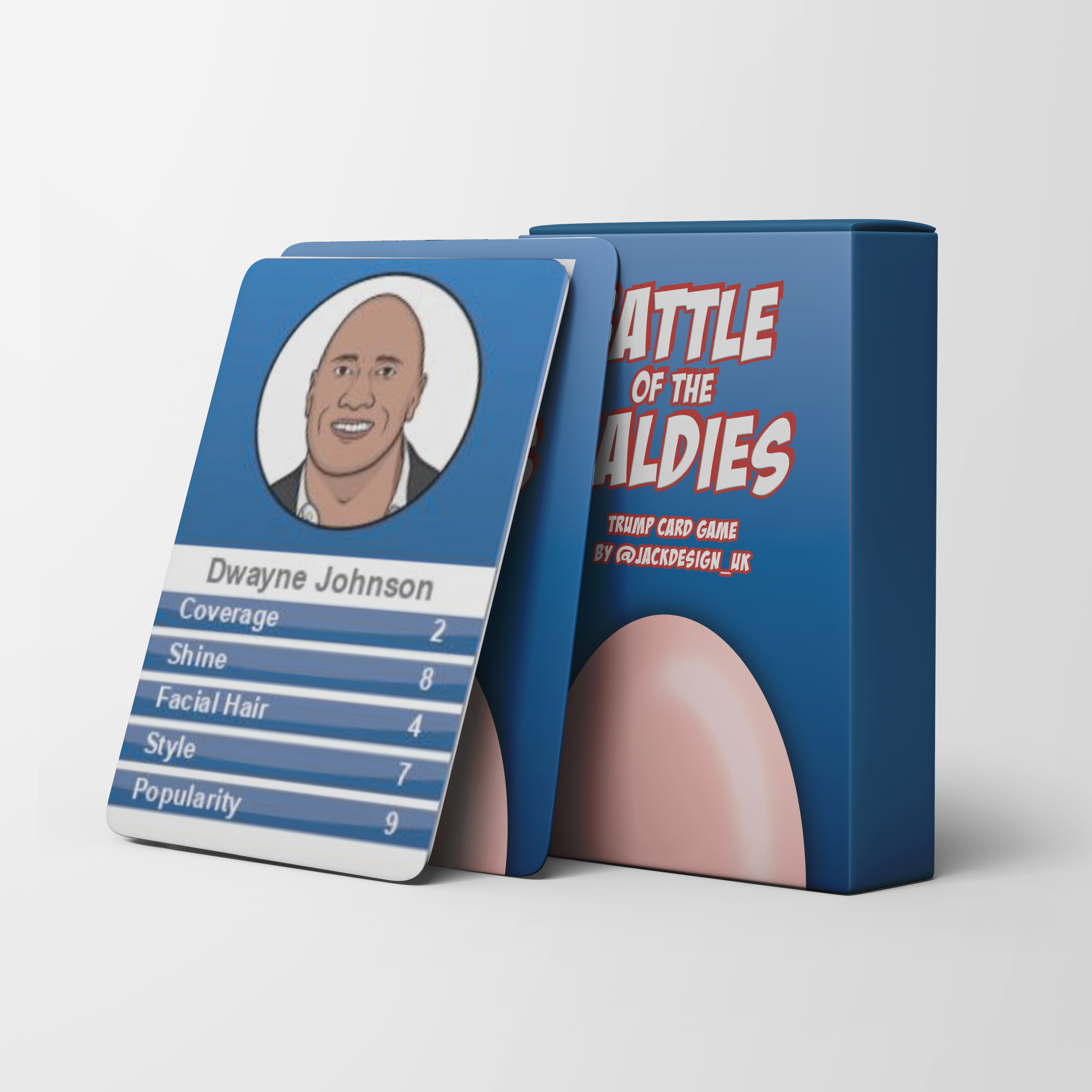Battle of the Baldies Card Game